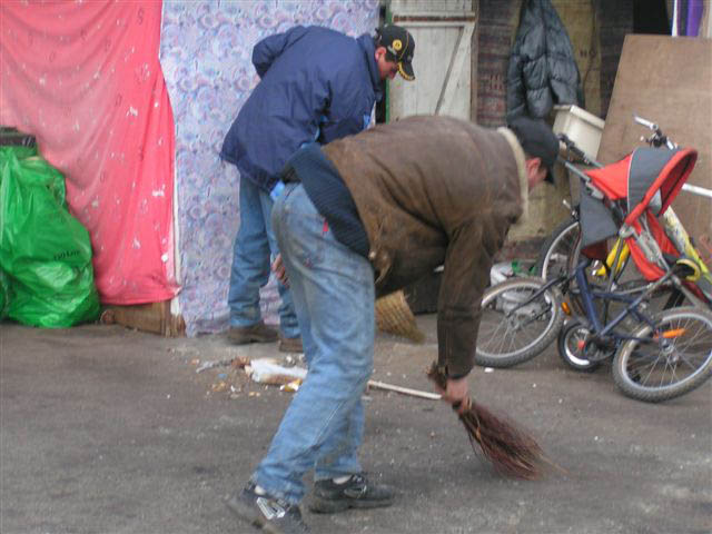 Action à Andrésy (78).