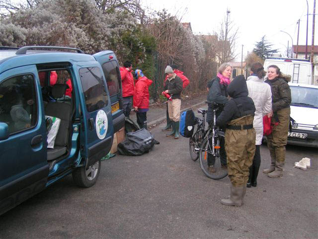 Photos de l'action de janvier 2009.