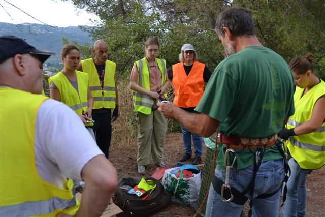 Août 2011 : Intervention dans les Alpes Maritimes (Carros...)