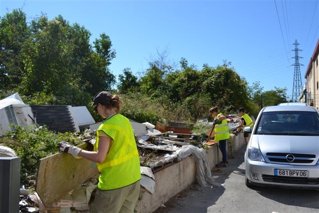 OSE sur les berges du Var à Saint laurent du Var