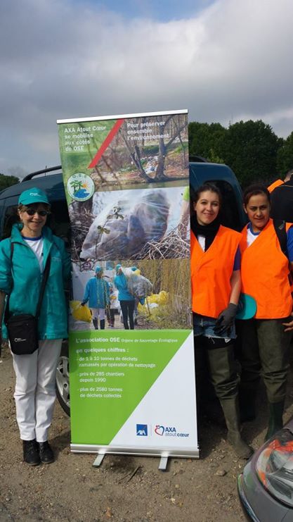 Opération avec AXA Atout Coeur à St Denis le 15 juin