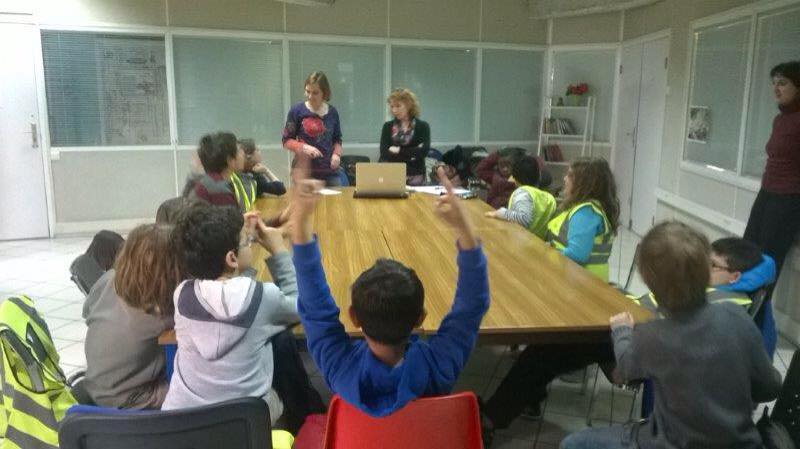 Rencontre philanthropique dans une école du 20ème à Paris