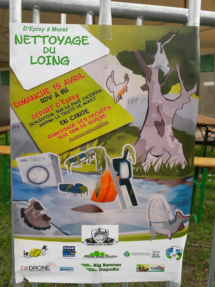 Nettoyage du Loing en kayak le 15 avril !