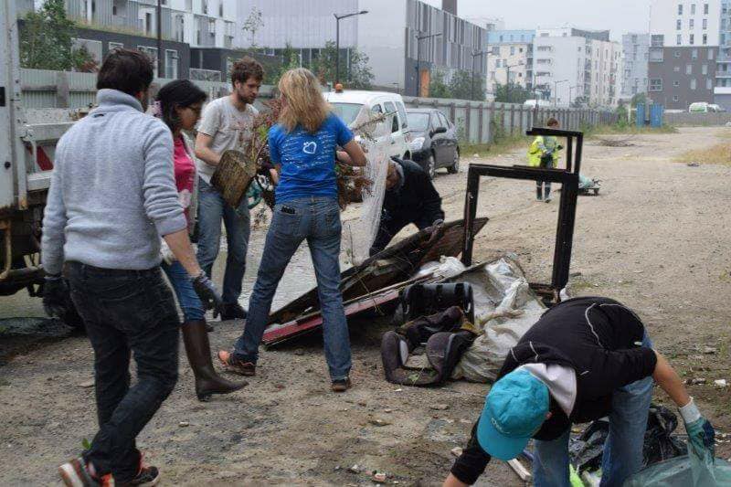 Nettoyage citadin à Ivry sur Seine le 9 juin